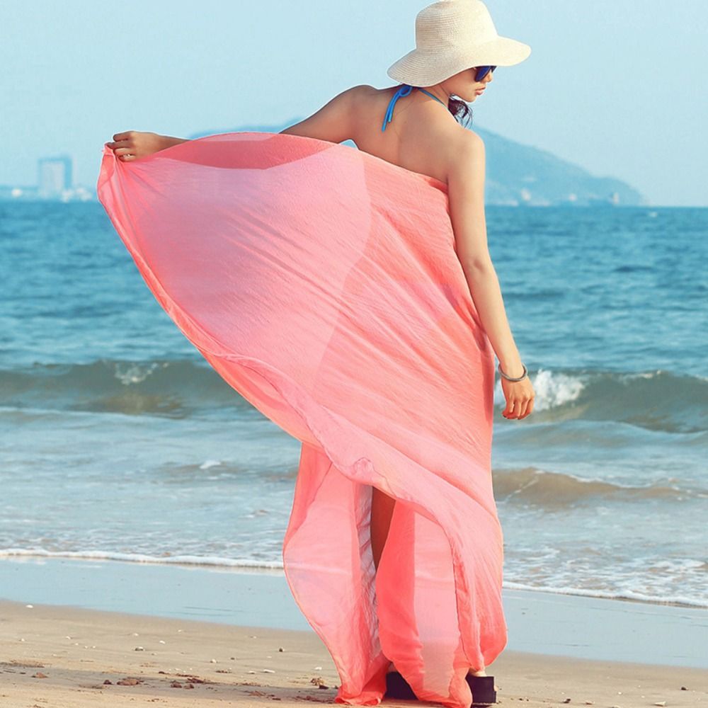 Women'S Korean Accessories - Châle de plage, écharpe de protection