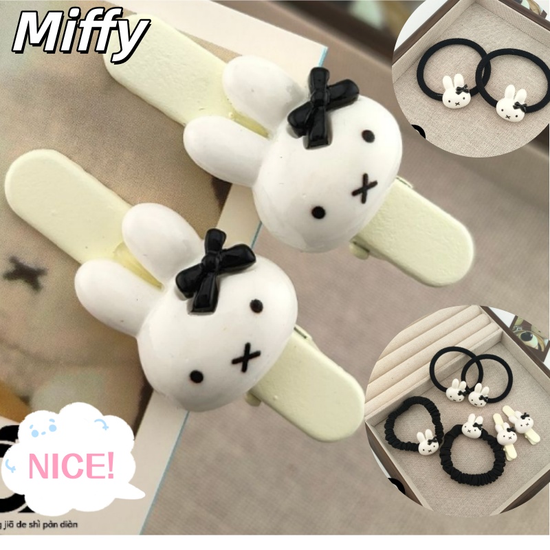 Women'S Accessories List - Élastique à cheveux mignon Miffy Lapin