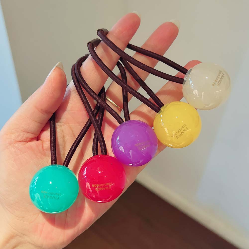 Women Accessories Wholesale China - Ins populaire coloré Transparent boule élastique