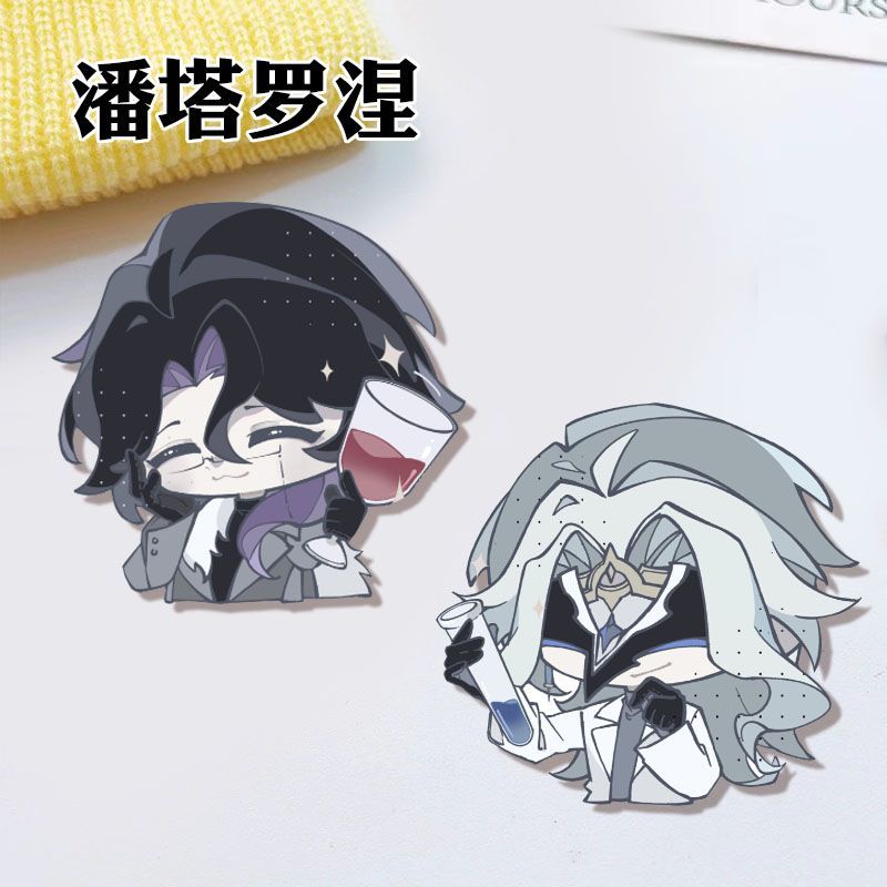 Women'S Anime Accessories - Broche en acrylique Genshin Impact Dottore