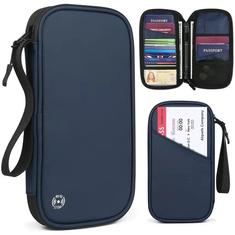 Women Accessories List - Couverture de passeport de voyage familiale