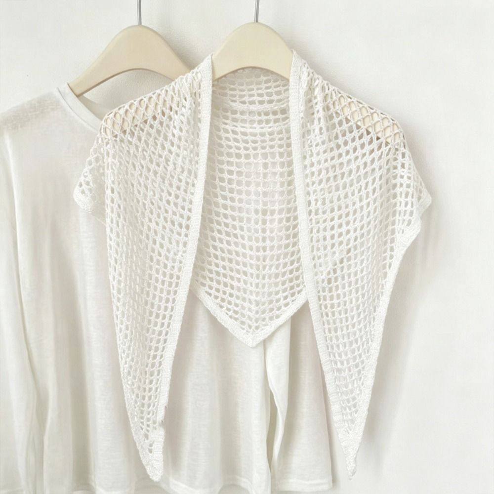 Élégant châle triangulaire uni - Women'S Korean Accessories avis et prix