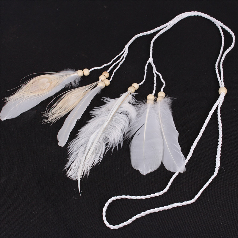 Bandeau de sauna en plumes bla - Women Accessories India avis et prix
