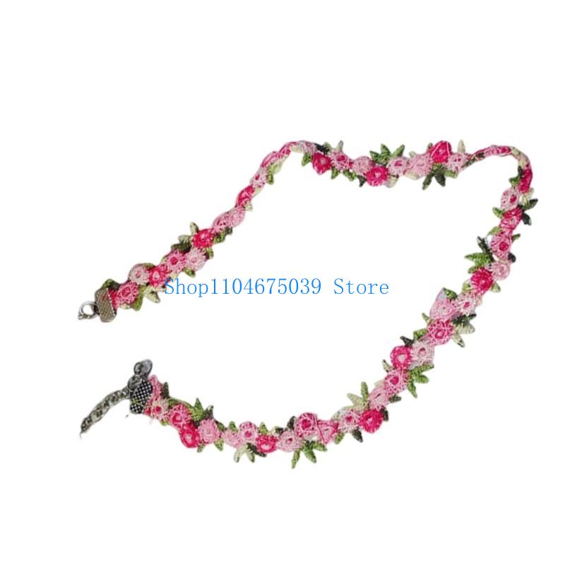 Collier ras de cou en dentelle - Women Accessories Pk avis et prix