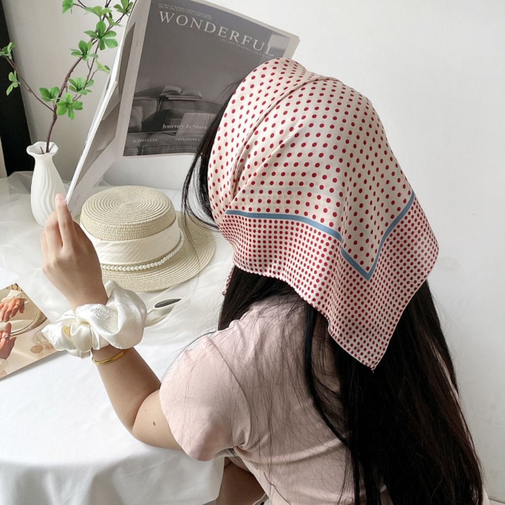 Écharpe imprimée à pois assort - Women'S Korean Accessories avis et prix