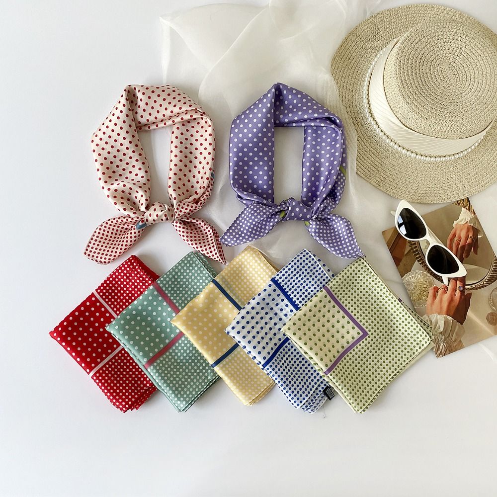 Écharpe imprimée à pois assort - Women'S Korean Accessories avis et prix