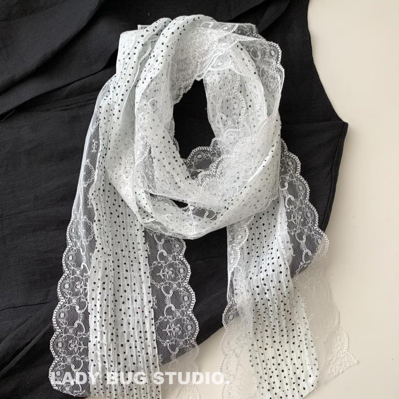Écharpe longue rétro française - Women'S Korean Accessories avis et prix