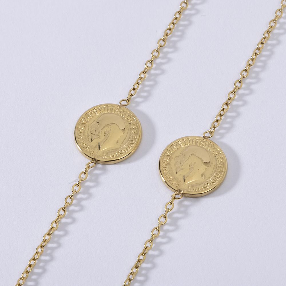 LUIZADA – collier Design à la  - Coin Necklace Delicate avis et prix