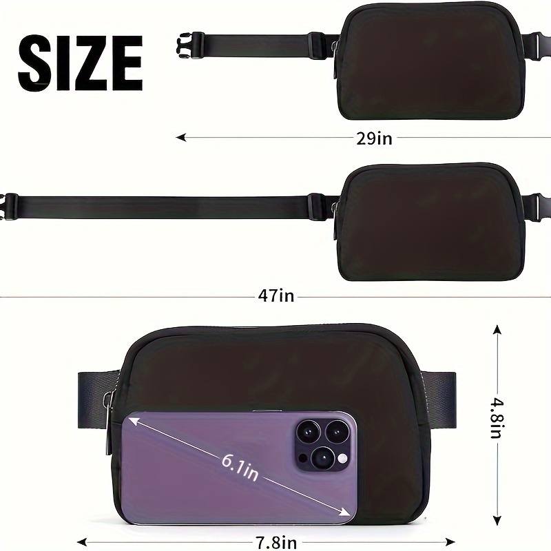 Sac banane zippé pour femme, s - Women Accessories Pouch avis et prix