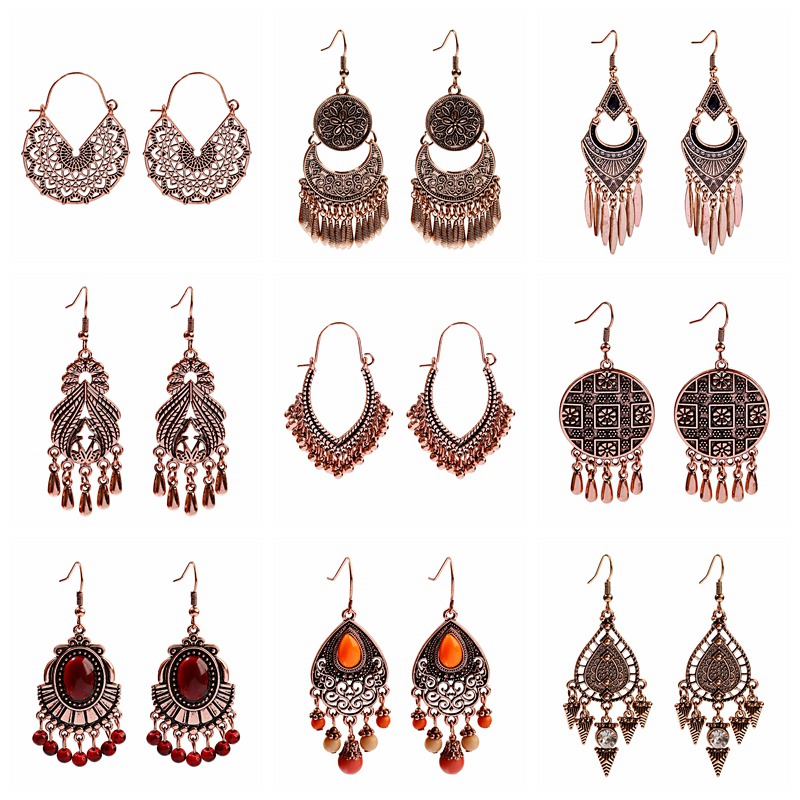 Boucles d'Oreilles Vintage Boh - Women Accessories India avis et prix