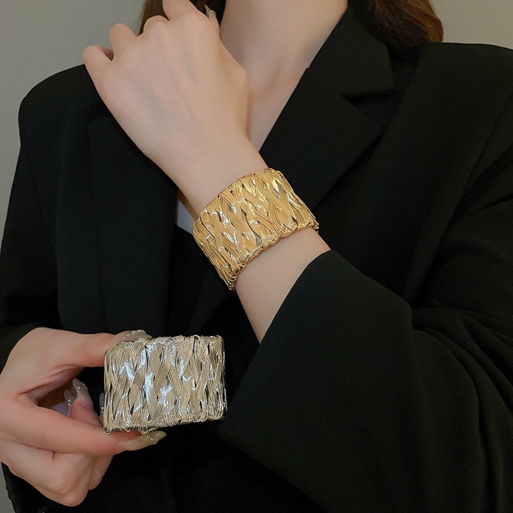 Bracelet large en alliage ajou - Women Accessories Drawing avis et prix