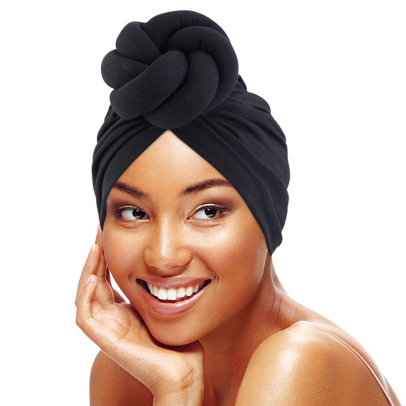 Turban noué à grande fleur pou - Women Accessories India avis et prix