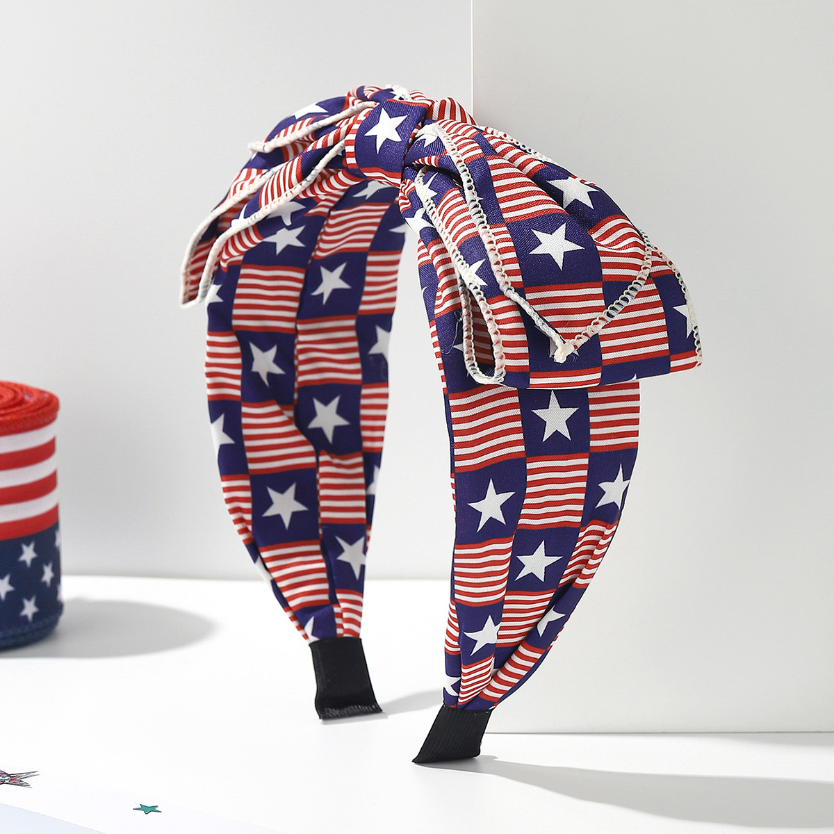 Bandeau large à motif drapeau  - Women Accessories Wholesale China avis et prix